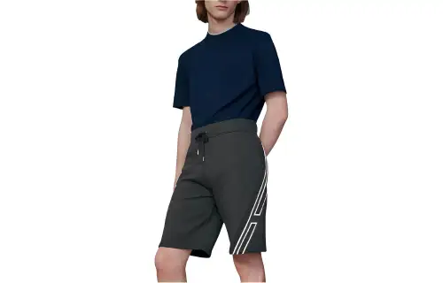HERMES Casual Shorts Men's Army Green Moderate