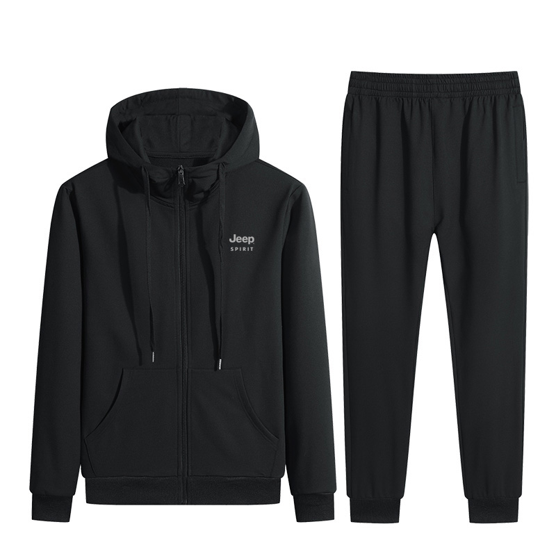 JEEP SPIRIT Casual Sportswear Unisex Hooded Moderate