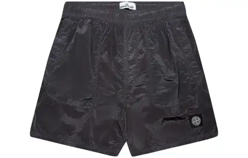STONE ISLAND Swimming Shorts Men's Black Moderate
