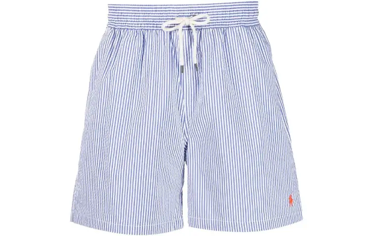 Polo Ralph Lauren Vertical stripe printed drawstring waist board shorts for men