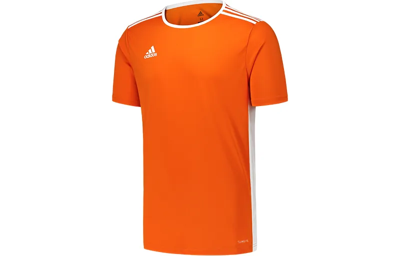 Adidas Soccer Jerseys Men's Orange Yellow Moderate Straight Fit