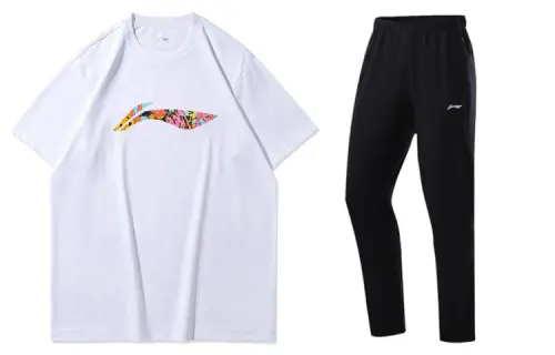 Li Ning Casual Sportswear Men's Crew Neck Moderate