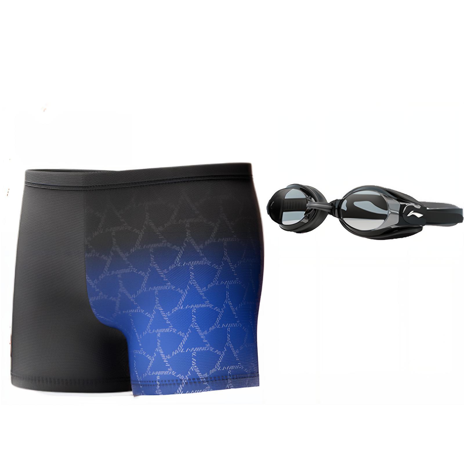 Li Ning Swimming Shorts Men’s Black Blue