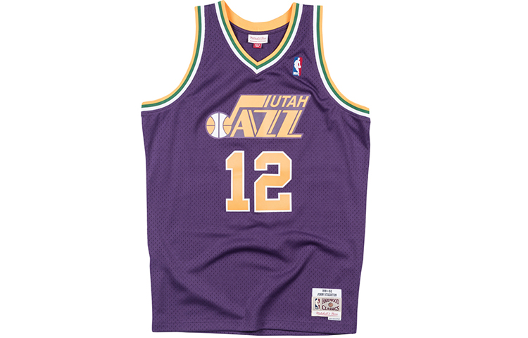 Mitchell & Ness Utah Jazz 1991 92 Karl Malone Swingman Jersey