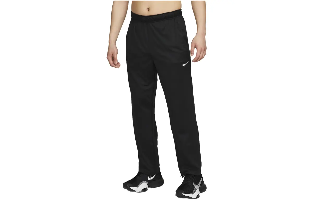 Nike Casual Pants Men's Black Moderate Straight Fit Pants