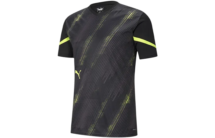 PUMA Soccer Jerseys Men's Black Moderate Straight Fit