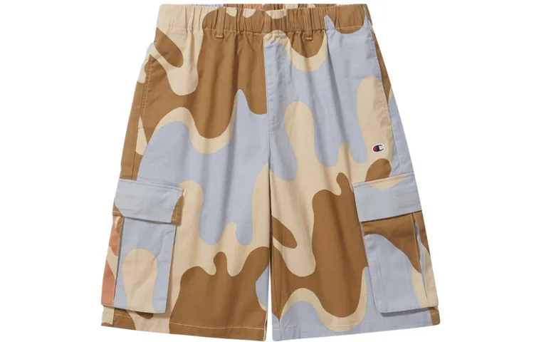 Champion Rochester Casual Shorts Unisex Yellow Camouflage Moderate