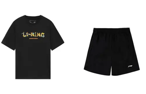Li Ning Casual Sportswear Men's Crew Neck Moderate