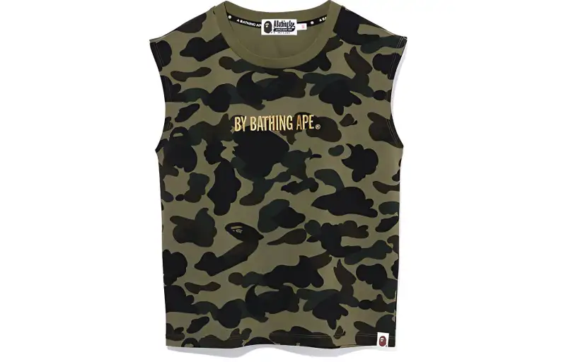 A BATHING APE Bape Tank Tops Women's Straight Fit