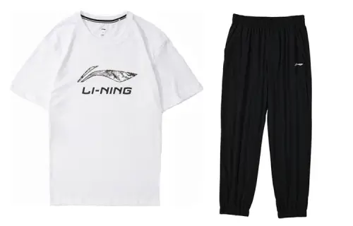 Li Ning Casual Sportswear Men's Crew Neck Moderate