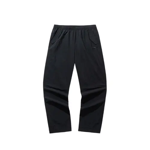 Anta Lifestyle Collection Sports Lifestyle Collection Casual Pants Men's Basic Black