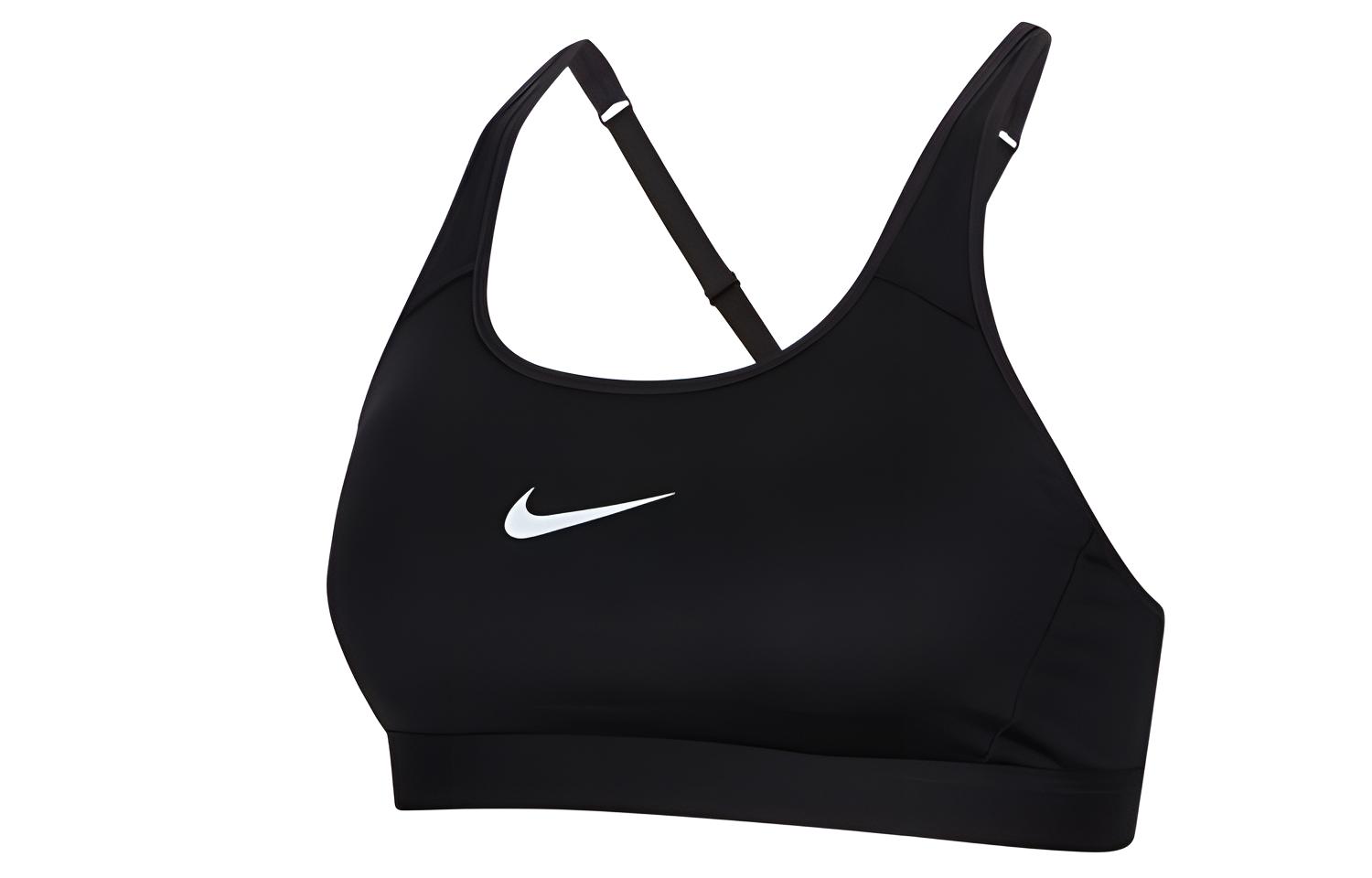 Женская футболка-топ Nike Strappy (черная) — фото 1