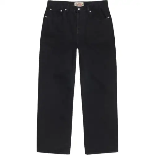 Stussy Logo Patch Straight-Leg Jeans