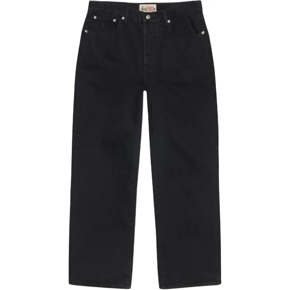 Stussy Logo Patch Straight-Leg Jeans