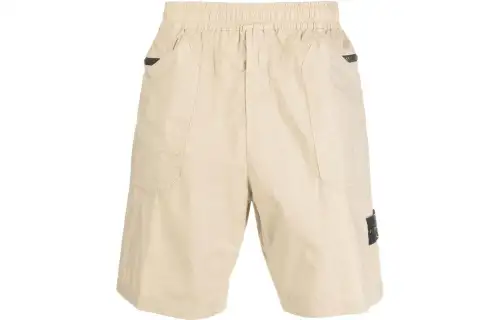 STONE ISLAND Casual Shorts Men's Beige Moderate