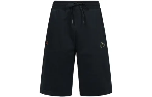 EVISU Casual Shorts Men's Black Thin