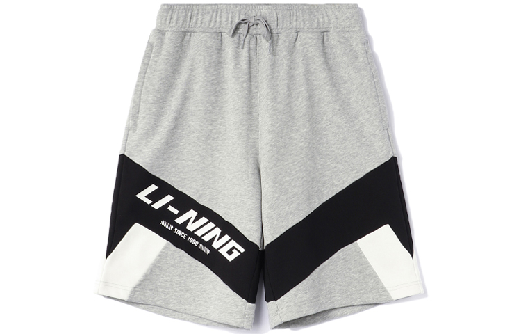Li Ning Sports Fashion Collection Sports Shorts Men’s Gray Moderate