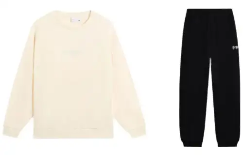 Li Ning Sports Life Collection Casual Sportswear Unisex Crew Neck Moderate