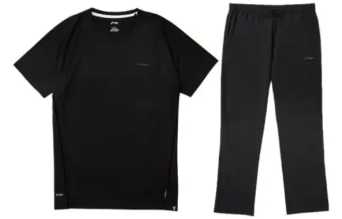 Li Ning Casual Sportswear Men's Crew Neck Moderate