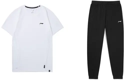 Li Ning Casual Sportswear Men's Crew Neck Moderate