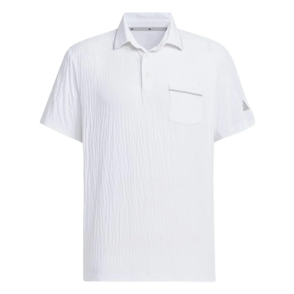 Adidas SEERSUCKER Polo Shirt Men's White