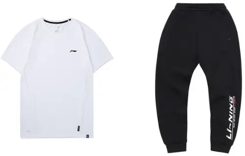 Li Ning Casual Sportswear Men's Crew Neck Moderate
