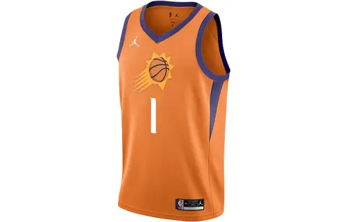 Jordan Basketball Jerseys Men's Orange Moderate Straight Fit