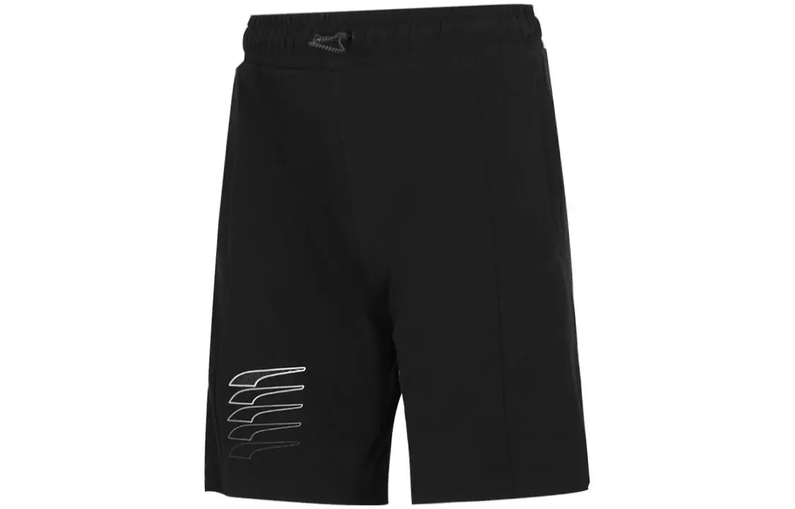 PUMA Casual Shorts Men's Black Moderate Straight Fit Pants