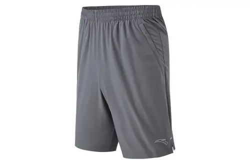 ANTA Running Collection Casual Shorts Men's Road Trace Gray Moderate
