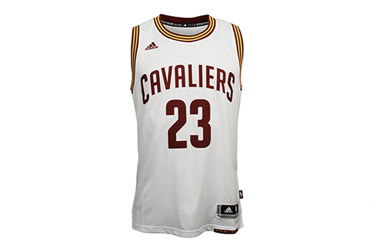 Adidas NBA Jersey Cleveland James Cleveland Cavalier Swingman Basketball Jersey Men’s White