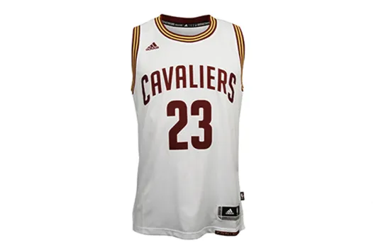 Adidas NBA Jersey Cleveland James Cleveland Cavalier Swingman Basketball Jersey Men's White