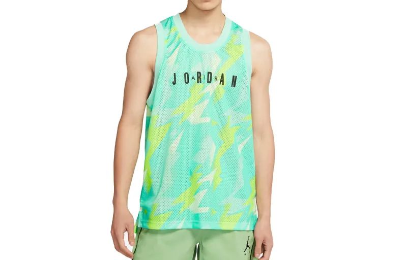 Jordan Basketball Jersey Men's Green
