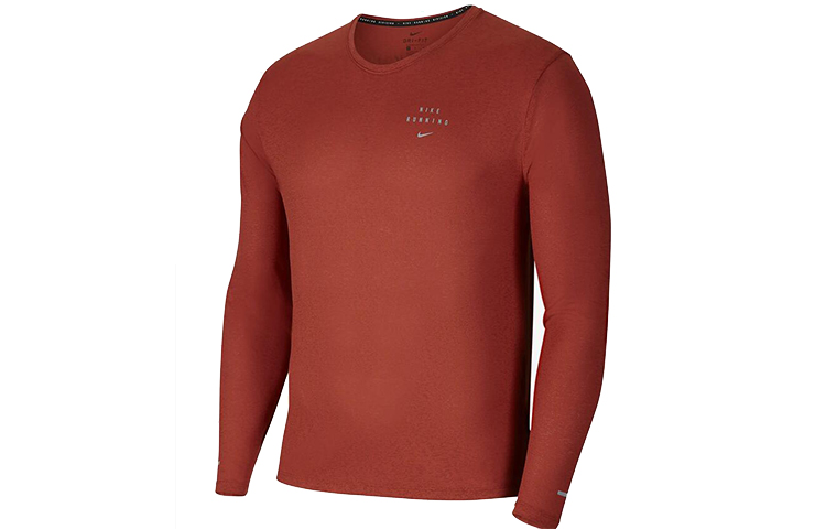 Nike Running T Shirts Men’s Orange Moderate