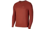 Nike Running T Shirts Men's Orange Moderate