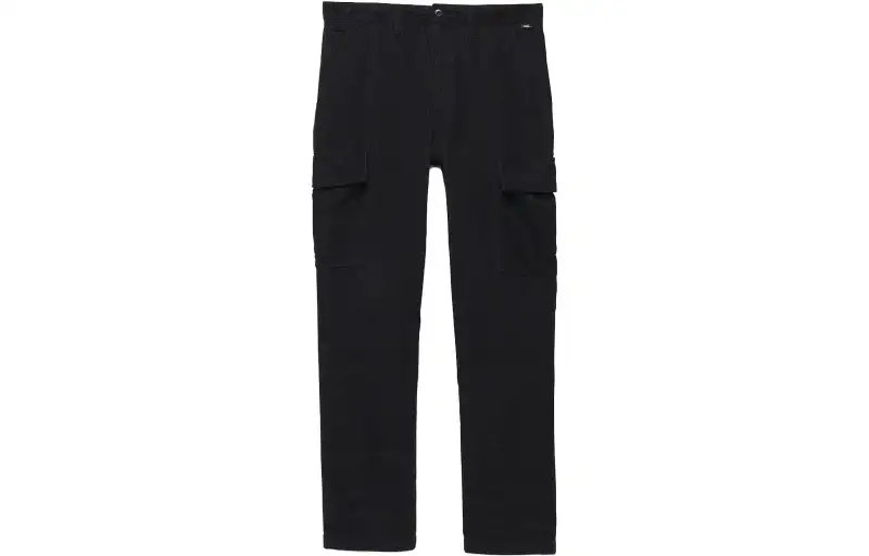 Vans Service Cargo Casual Pants Men's Black Moderate Straight Fit Pants