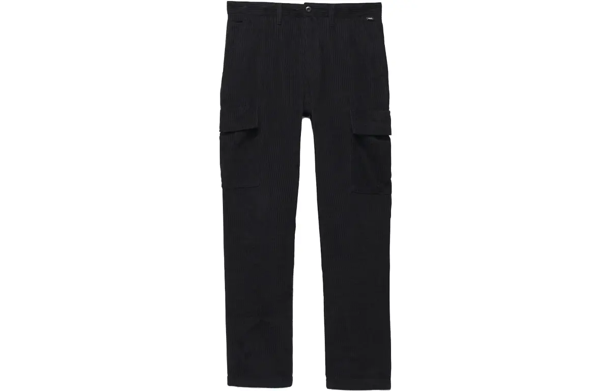 Vans Service Cargo Casual Pants Men's Black Moderate Straight Fit Pants