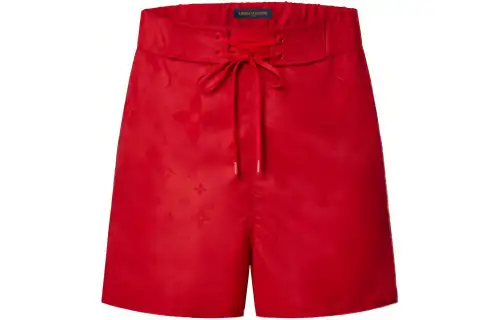 LOUIS VUITTON Beach Shorts Men's Red
