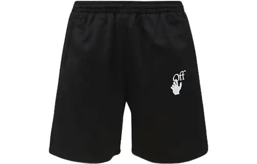 OFF WHITE SS22 Casual Shorts Men's Black Moderate