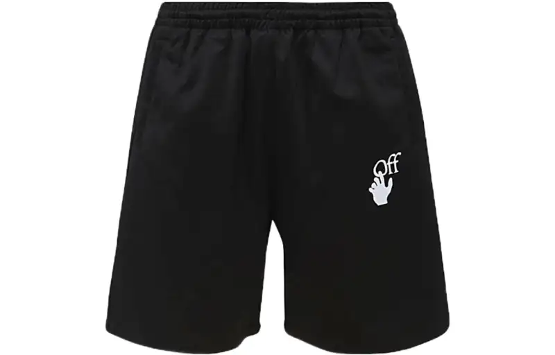 OFF WHITE SS22 Casual Shorts Men's Black Moderate