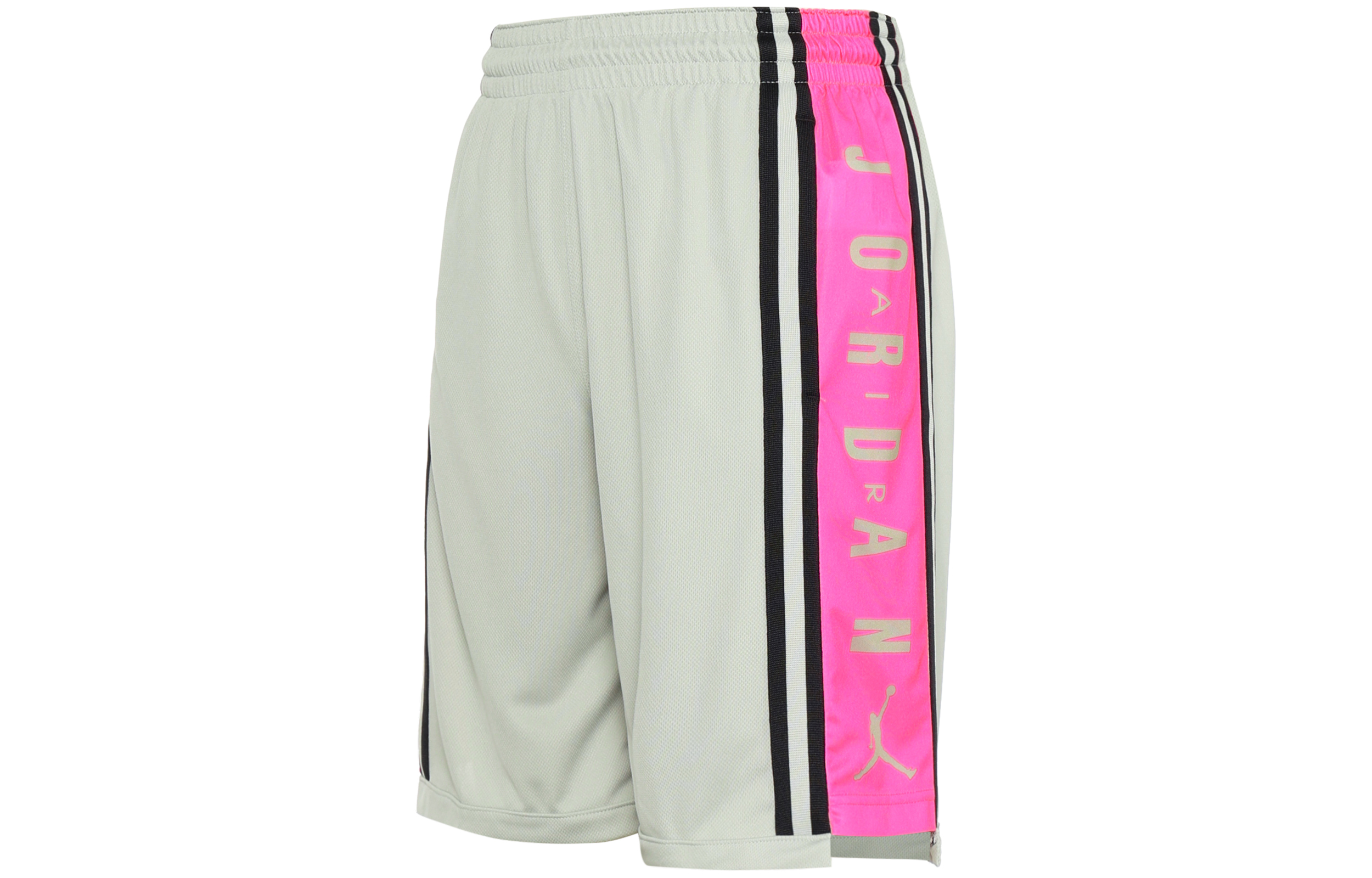 Jordan Basketball Shorts Men’s Gray Pink Moderate Straight Fit Pants