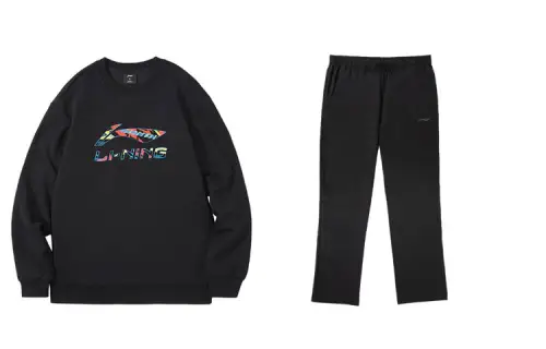 Li Ning Casual Sportswear Men's Crew Neck Moderate