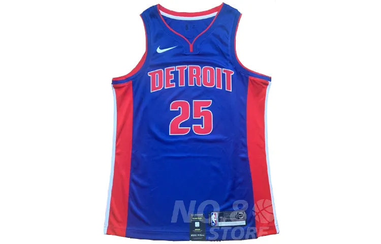 Nike Jersey NBA Jersey Icon Edition Basketball Jersey Men's Blue