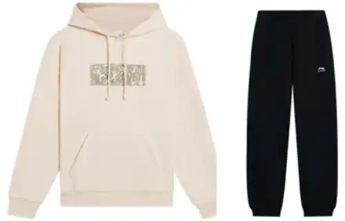 Li Ning Casual Sportswear Men's Hooded Moderate