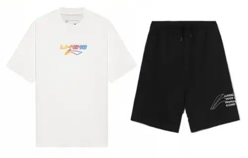 Li Ning Casual Sportswear Men's Crew Neck Moderate
