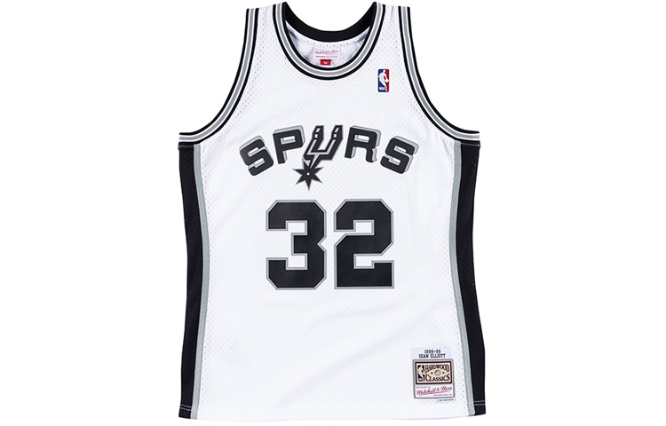 Mitchell Ness Basketball Jerseys Unisex White Moderate Straight Fit