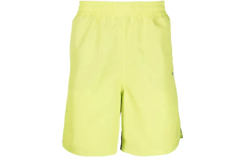 OFF-WHITE Diag Surfer striped swim shorts