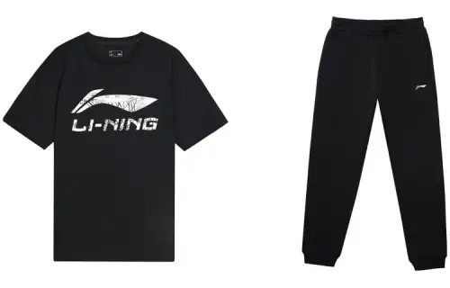 Li Ning Sports Life Collection Casual Sportswear Men's Black