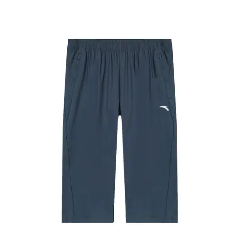 Anta Variety Training Collection Casual Shorts Men's Navy Gray Blue