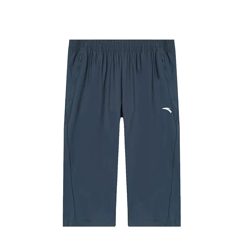 Anta Variety Training Collection Casual Shorts Men's Navy Gray Blue