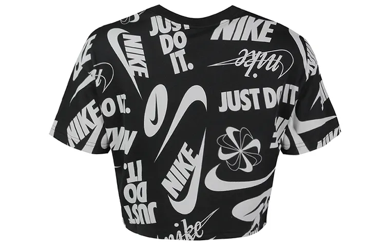 Nike Crop Tops Women's Crew Neck Thickened